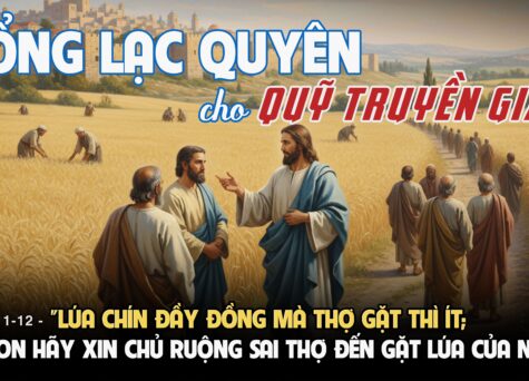 THÔNG BÁO: TỔNG LẠC QUYÊN CHO QUỸ TRUYỀN GIÁO