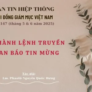 Thi hành lệnh truyền loan báo Tin mừng