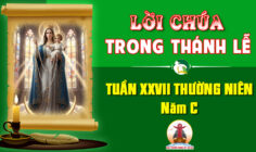 Lời Chúa trong thánh lễ Tuần XXVII Thường niên – Năm C