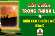 Lời Chúa trong thánh lễ Tuần XXXI Thường niên – Năm C