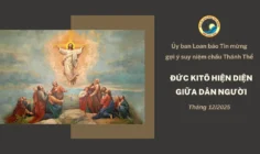 Ủy ban Loan báo Tin mừng gợi ý suy niệm chầu Thánh Thể tháng 12/2025 – Đức Kitô hiện diện giữa Dân Người