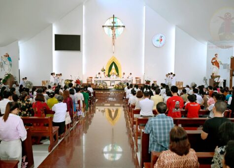 Đền Thánh Đức Mẹ Bãi Dâu: Thánh lễ hành hương Thứ Bảy đầu tháng 11.2025 - Lễ Các Thánh Nam Nữ