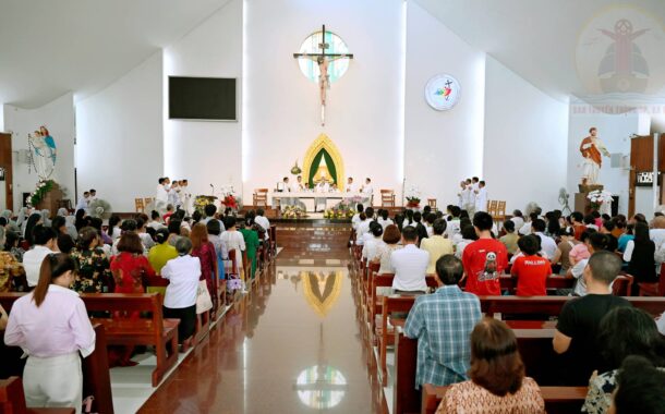 Đền Thánh Đức Mẹ Bãi Dâu: Thánh lễ hành hương Thứ Bảy đầu tháng 11.2025 – Lễ Các Thánh Nam Nữ