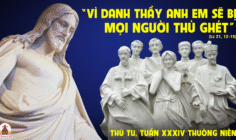 26.11.2025 – Thứ Tư Tuần XXXIV Thường Niên