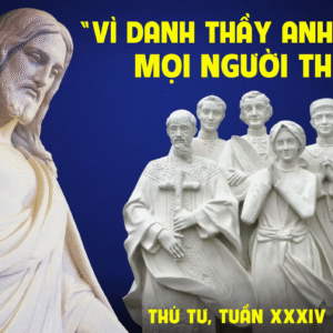26.11.2025 – Thứ Tư Tuần XXXIV Thường Niên