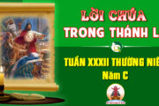 Lời Chúa trong thánh lễ Tuần XXXII Thường niên – Năm C