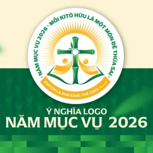 Logo năm Mục vụ 2026: Mỗi Kitô hữu là một môn đệ thừa sai: “Anh em là ánh sáng thế gian