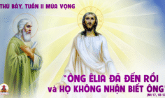 13.12.2025 – Thứ Bảy Tuần II Mùa Vọng