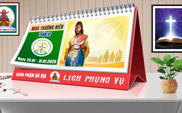 Lịch Phụng vụ từ ngày 25.01 đến 01.02.2026