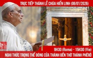 Nghi thức đóng Cửa Thánh & Thánh Lễ Chúa Hiển Linh do Đức Thánh Cha chủ sự