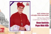 Đức Thánh Cha gửi điện văn chia buồn về sự qua đời của ĐHY Gioan Baotixita Phạm Minh Mẫn