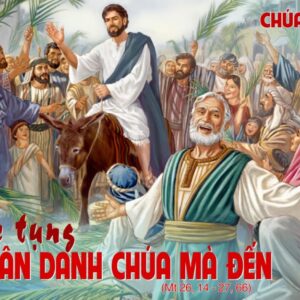 CÁC BÀI SUY NIỆM LỜI CHÚA CHÚA NHẬT LỄ LÁ- A