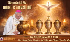 Thông báo: Giáo phận Bà Rịa: Thánh lễ Truyền Dầu – 2026