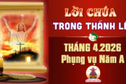 Lời Chúa trong thánh lễ hàng ngày Tháng 4 năm 2026 – Năm A