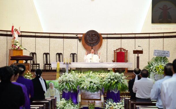 Lễ tang Cha Giuse: Kính viếng buổi sáng ngày 09.4.2026