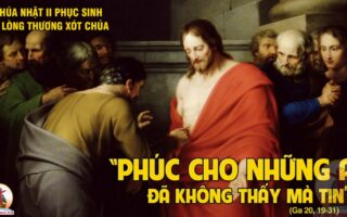 CÁC BÀI SUY NIỆM LỜI CHÚA CHÚA NHẬT II PHỤC SINH- A
