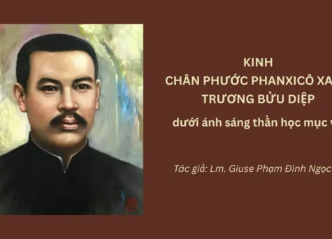 Kinh Chân phước Phanxicô Xaviê Trương Bửu Diệp dưới ánh sáng thần học mục vụ