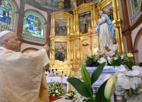 [Tông du Guinea Xích Đạo] ĐTC Lêô cử hành Thánh lễ tại Nhà thờ Đức Mẹ Vô nhiễm ở Mongomo