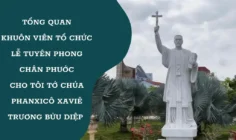 Tổng quan khuôn viên tổ chức lễ tuyên phong Chân phước cho Tôi tớ Chúa Phanxicô Xaviê Trương Bửu Diệp