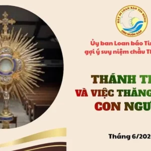 Ủy ban Loan báo Tin mừng gợi ý suy niệm chầu Thánh Thể tháng 6/2026 - Thánh Thể và việc thăng tiến con người
