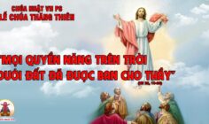 CÁC BÀI SUY NIỆM LỜI CHÚA CHÚA NHẬT CHÚA THĂNG THIÊN- A