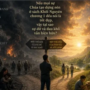Nếu Thiên Chúa là Đấng tuyệt đối tốt lành, và nếu công trình tạo dựng ban đầu là tốt đẹp, thì tại sao sự dữ lại tồn tại?