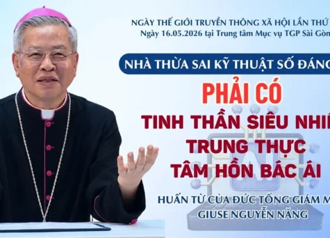 VIDEO: Nhà thừa sai kỹ thuật số đáng tin phải có tinh thần siêu nhiên - trung thực - tâm hồn bác ái