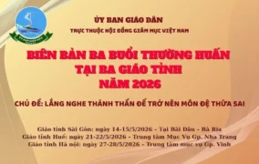 Ủy ban Giáo dân: Biên bản ba buổi thường huấn tại ba giáo tỉnh năm 2026