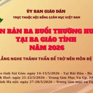 Ủy ban Giáo dân: Biên bản ba buổi thường huấn tại ba giáo tỉnh năm 2026