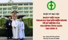 Nhật ký Đại hội: Đoàn Việt Nam tham dự Đại hội Hiệp hành về Sứ mệnh của Gia đình công giáo tại Châu Á