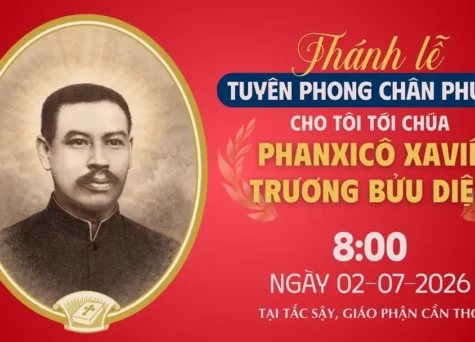 Chương trình và link video trực tiếp Thánh lễ Tuyên phong Chân phước cho Tôi tớ Chúa Phanxicô Xaviê Trương Bửu Diệp, Linh mục tử đạo (1897–1946)