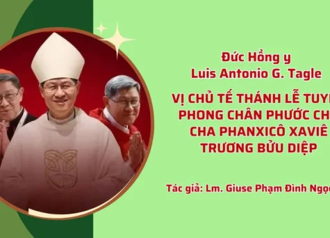 Vị chủ tế thánh lễ Tuyên phong Chân phước cho cha Phanxicô Xaviê Trương Bửu Diệp