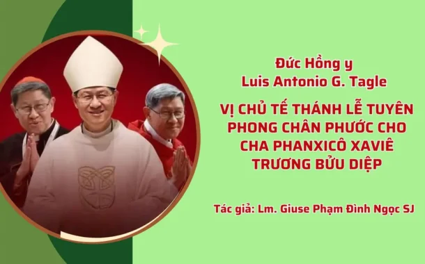 Vị chủ tế thánh lễ Tuyên phong Chân phước cho cha Phanxicô Xaviê Trương Bửu Diệp