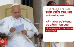 Tiếp kiến chung 3/6/2026 - ĐTC Lêô XIV: Hãy tham dự Phụng vụ cách tích cực để Phụng vụ là cuộc gặp gỡ Thiên Chúa