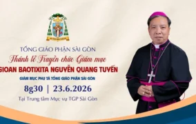 Trực tiếp Thánh lễ Truyền chức Giám mục cho Đức cha tân cử Gioan Baotixita Nguyễn Quang Tuyến