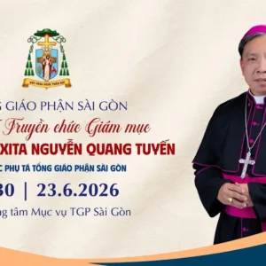 Trực tiếp Thánh lễ Truyền chức Giám mục cho Đức cha tân cử Gioan Baotixita Nguyễn Quang Tuyến