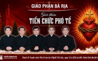 THÔNG BÁO: GIÁO PHẬN BÀ RỊA: LỄ KÍNH THÁNH TÂM CHÚA GIÊSU VÀ TRUYỀN CHỨC PHÓ TẾ – 2026