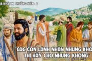 CÁC BÀI SUY NIỆM LỜI CHÚA CHÚA NHẬT XI THƯỜNG NIÊN-A