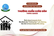 Ủy ban Giáo dân - Thường huấn tháng 6/2026: Ánh sáng trong gia đình