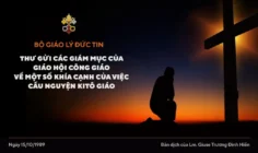 Bộ Giáo lý Đức tin: Thư gửi các giám mục của Giáo hội Công giáo về một số khía cạnh của việc cầu nguyện Kitô giáo Orationis Formas