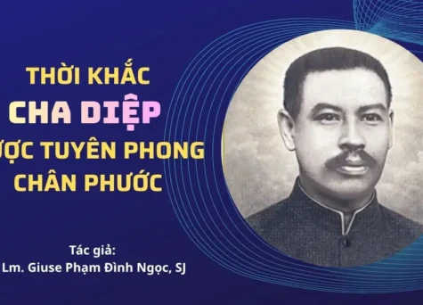 Thời khắc Cha Diệp được Tuyên phong Chân phước