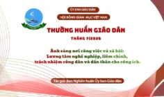 Ủy ban Giáo dân - Thường huấn tháng 7/2026: Ánh sáng nơi công việc và xã hội