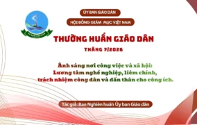 Ủy ban Giáo dân - Thường huấn tháng 7/2026: Ánh sáng nơi công việc và xã hội