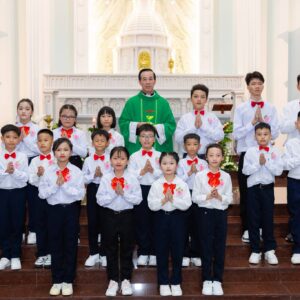 Gx. Thủ Lựu: Thánh lễ ban Bí tích Thánh Thể lần đầu- Ngày 04.7.2026