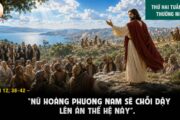20.07.2026 – Thứ Hai Tuần XVI Thường Niên