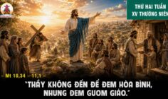 13.07.2026 – Thứ Hai Tuần XV Thường Niên
