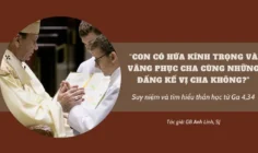 “Con có hứa kính trọng và vâng phục cha cùng những đấng kế vị cha không?”