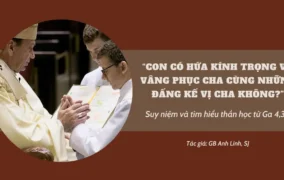 “Con có hứa kính trọng và vâng phục cha cùng những đấng kế vị cha không?”