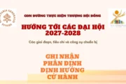 Con đường thực hiện Thượng Hội đồng hướng tới các Đại hội 2027-2028 - Tài liệu hướng dẫn của văn phòng Tổng thư ký Thượng Hội Đồng