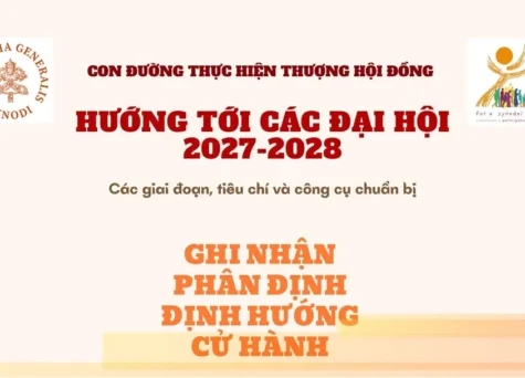 Con đường thực hiện Thượng Hội đồng hướng tới các Đại hội 2027-2028 - Tài liệu hướng dẫn của văn phòng Tổng thư ký Thượng Hội Đồng